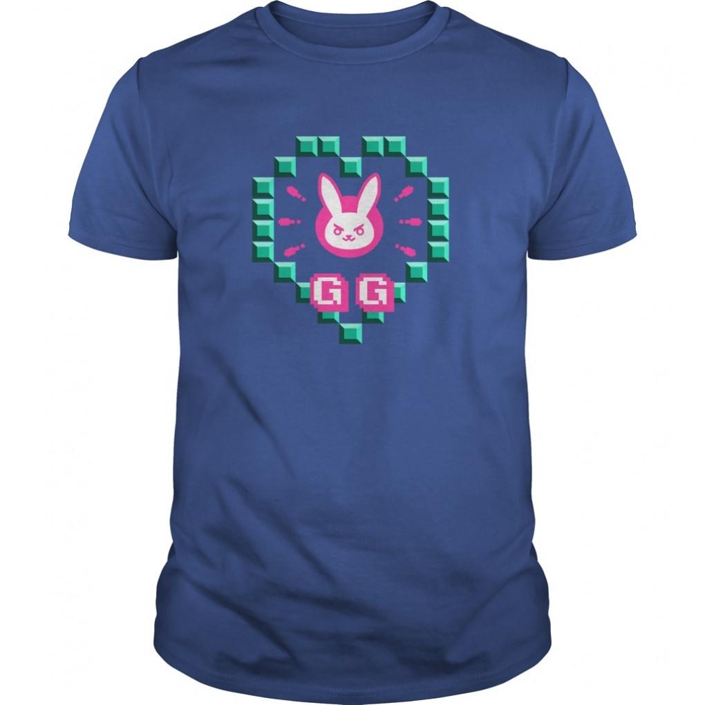 Dva Gg Bunny Logo Retro Arcade Guys Tee 884705775