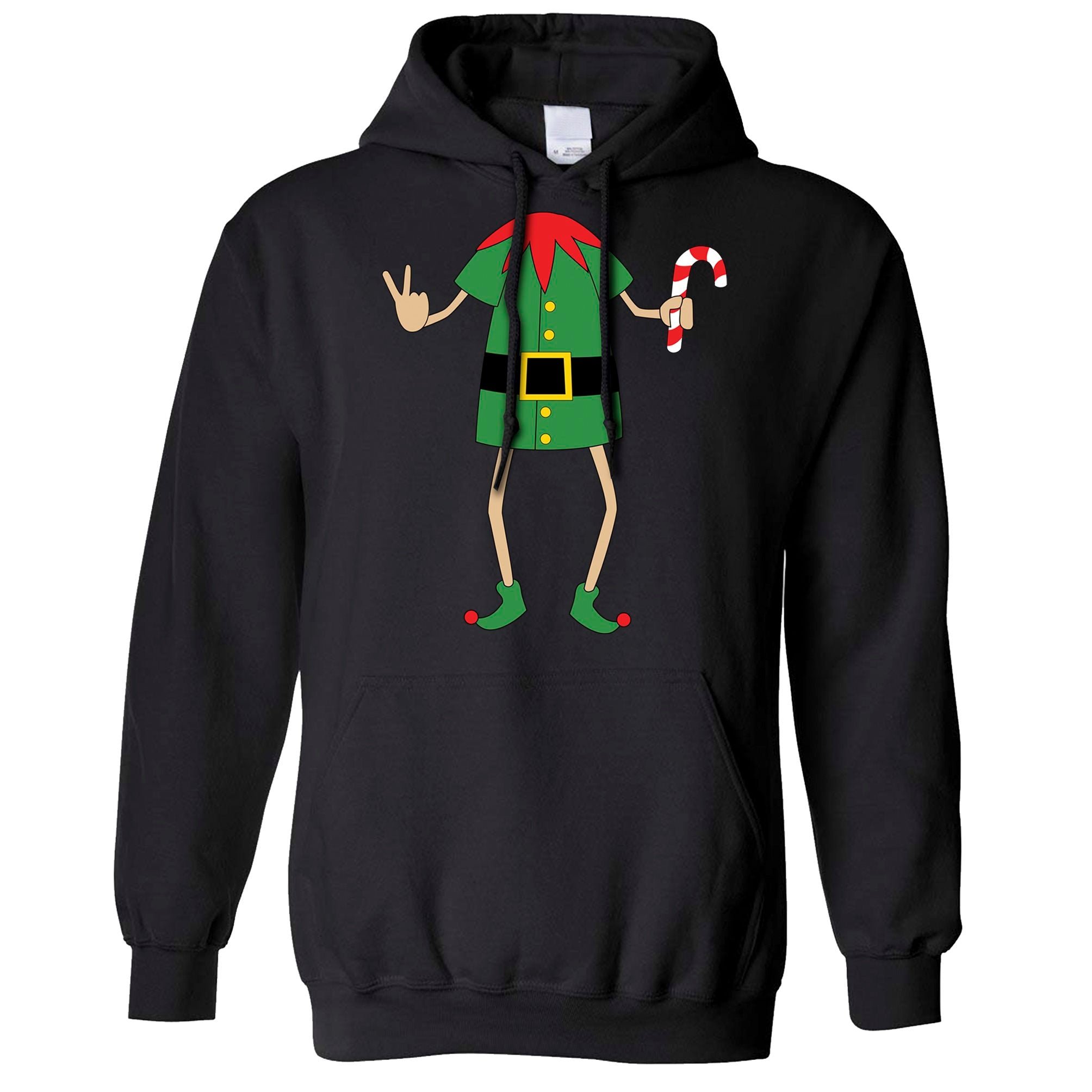 Rude Elf Christmas Hoodie