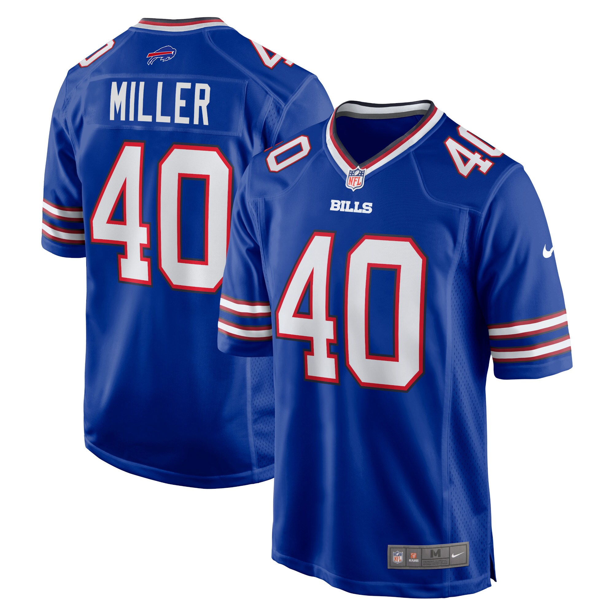 Von Miller Buffalo Bills Player Game Jersey – Royal