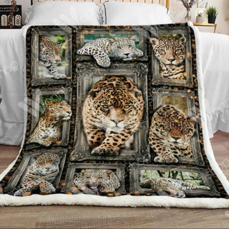 Leopard Sherpa Blanket DCB0601 81O60