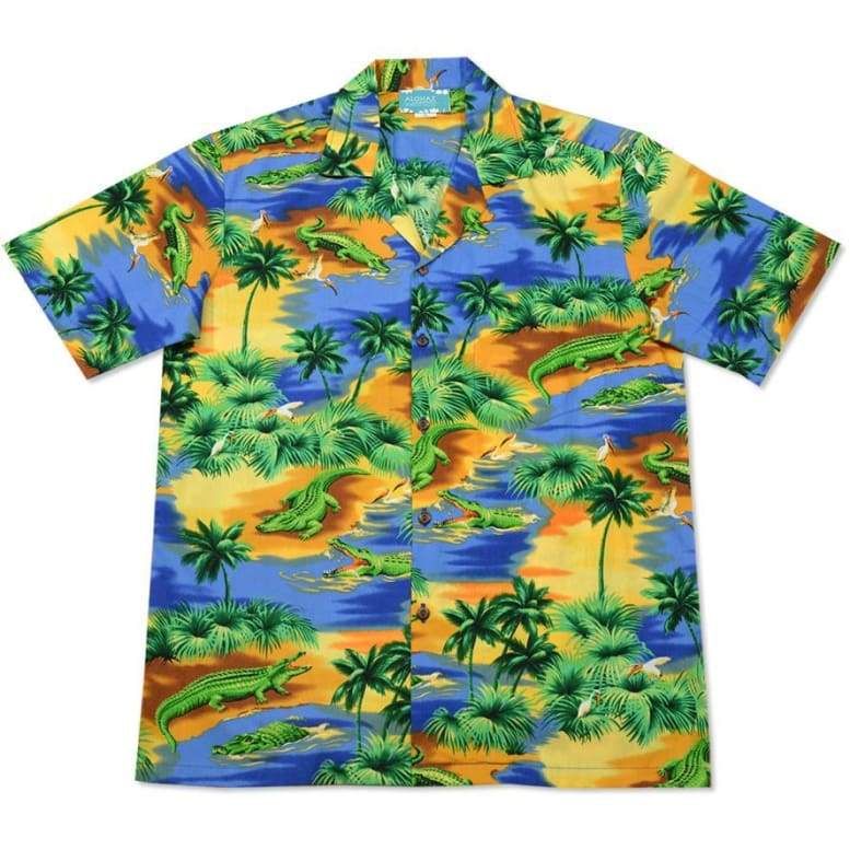 Crocodile Blue Unique Design Hawaii Shirt Ha3943