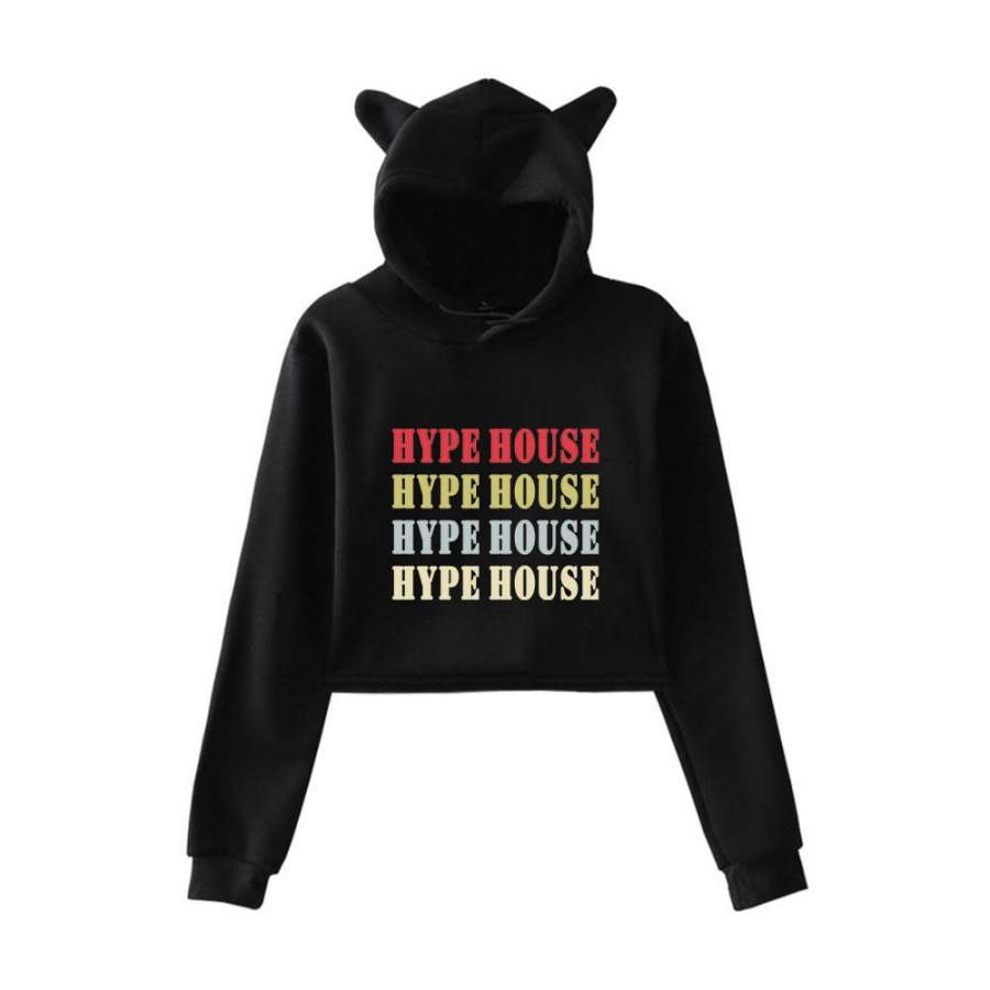 2020 New Fashion The Hype House Trending Bunny Ear Hoodie for Girl