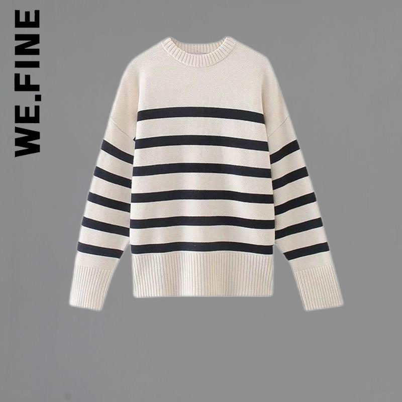 We.Fine Knitted Women Sweater New Elegant Slim Harajuku Women Sweaters Sexy Popular Women’s Sweater Stylish Sweet Clothes Women alx