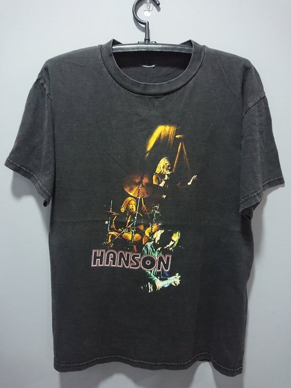 Vintage 90 S Hanson Brothers Hanson Shirt Size 20 5 Isaac Hanson Taylor Hanson Zac Hanson Have Fade Shirt