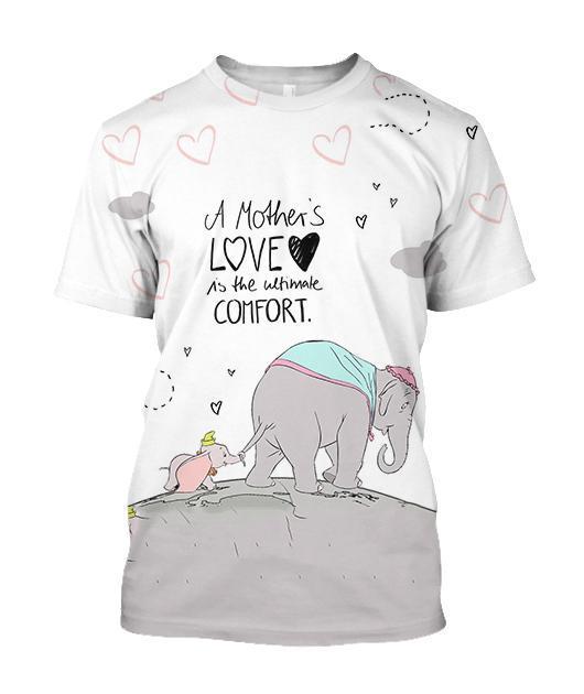 3D All Over Print Love Mother Elephant Hoodie Adult 3D All Over Print, 3D Hoodie For Men & Women