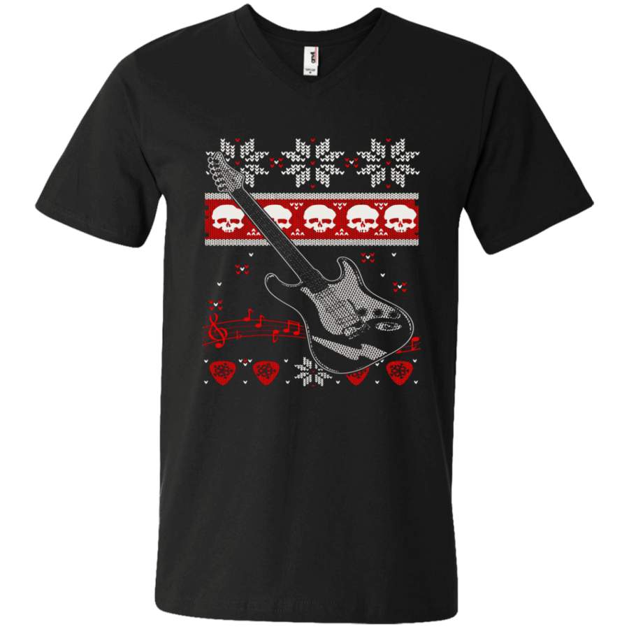 Ugly Christmas Sweater Mens – V-Neck – Small to 3XL