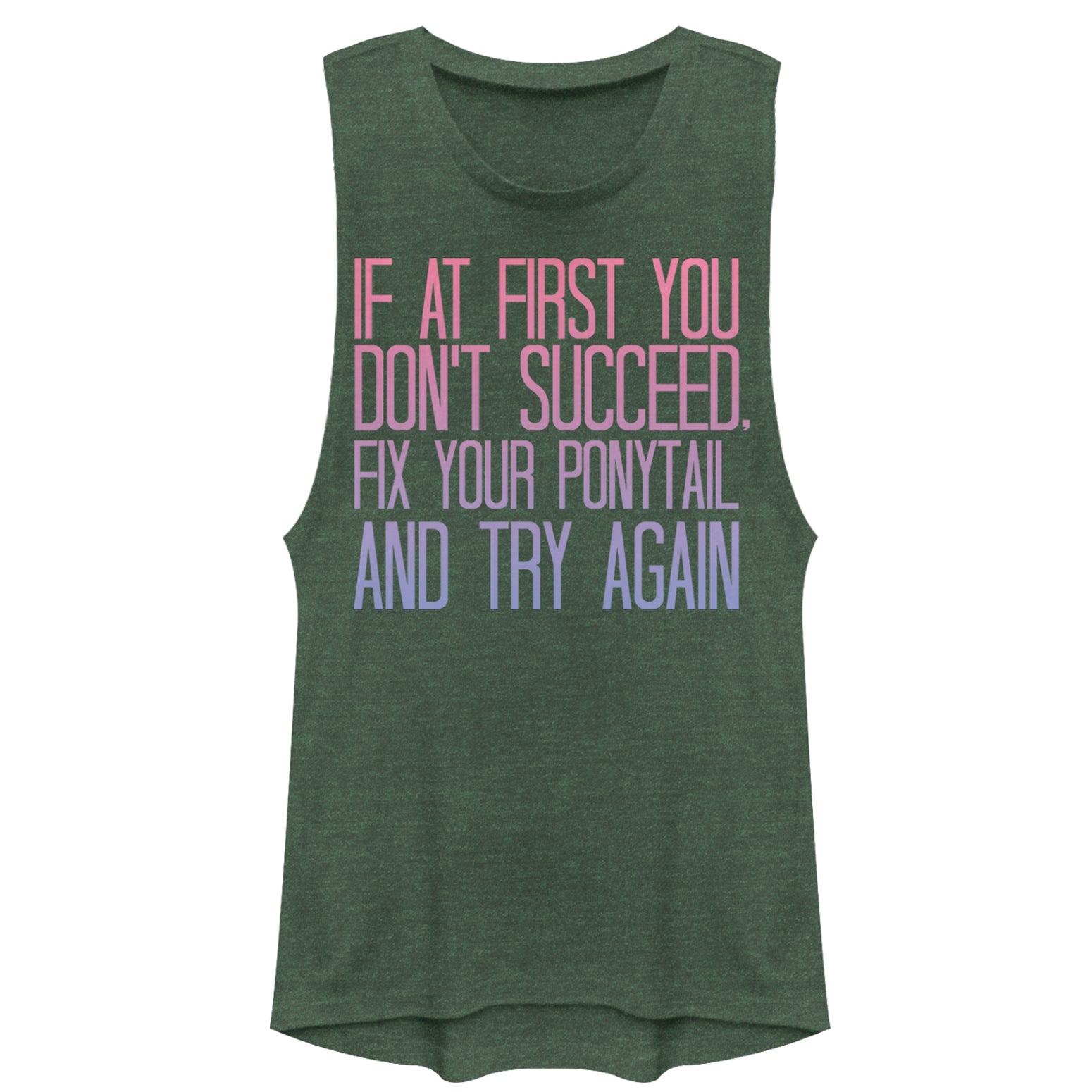 Chin Up Junior’S Fix Your Ponytail And Succeed  Festival Muscle Tee