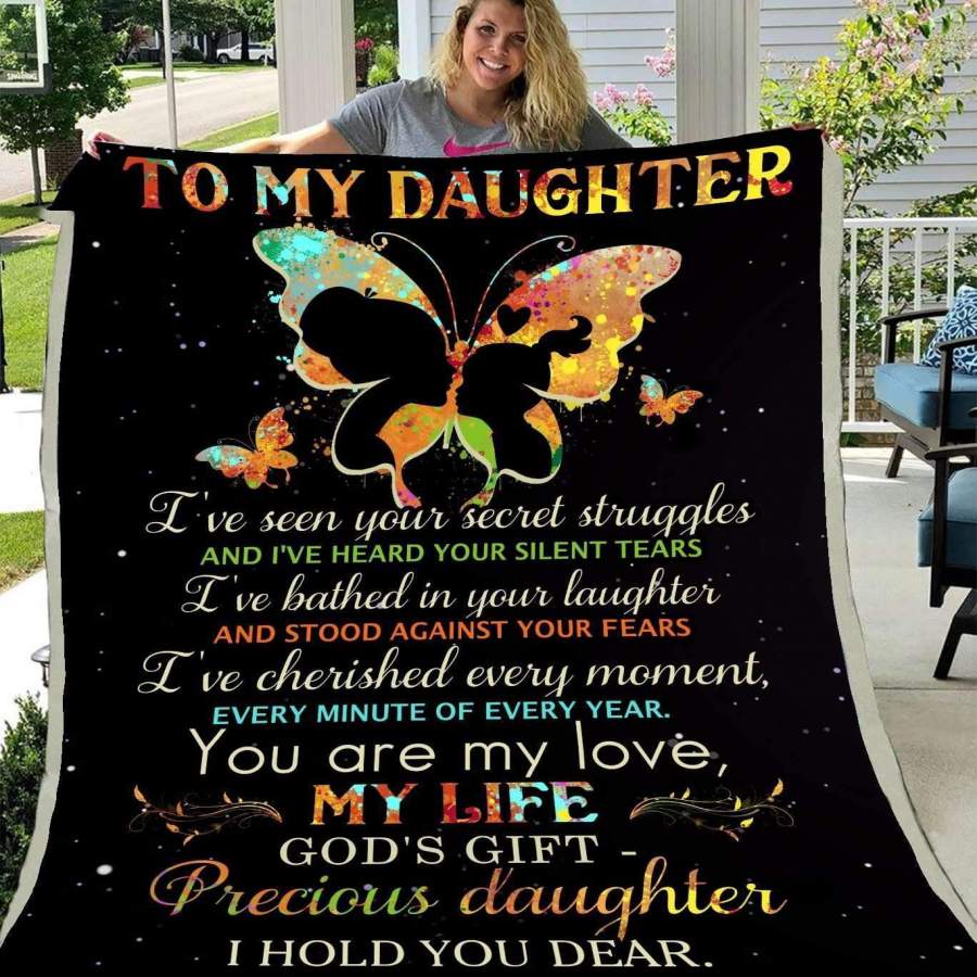 Butterfly Blanket To My Daughter You Are My Love My Life