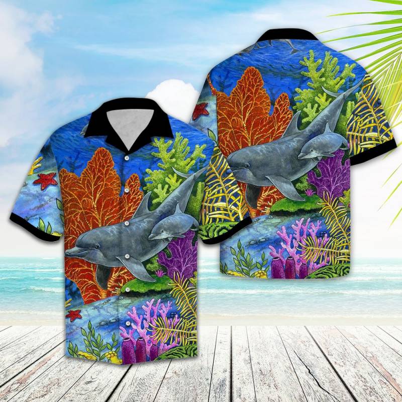 Awesome Dolphin Hawaii Shirt Ha66967