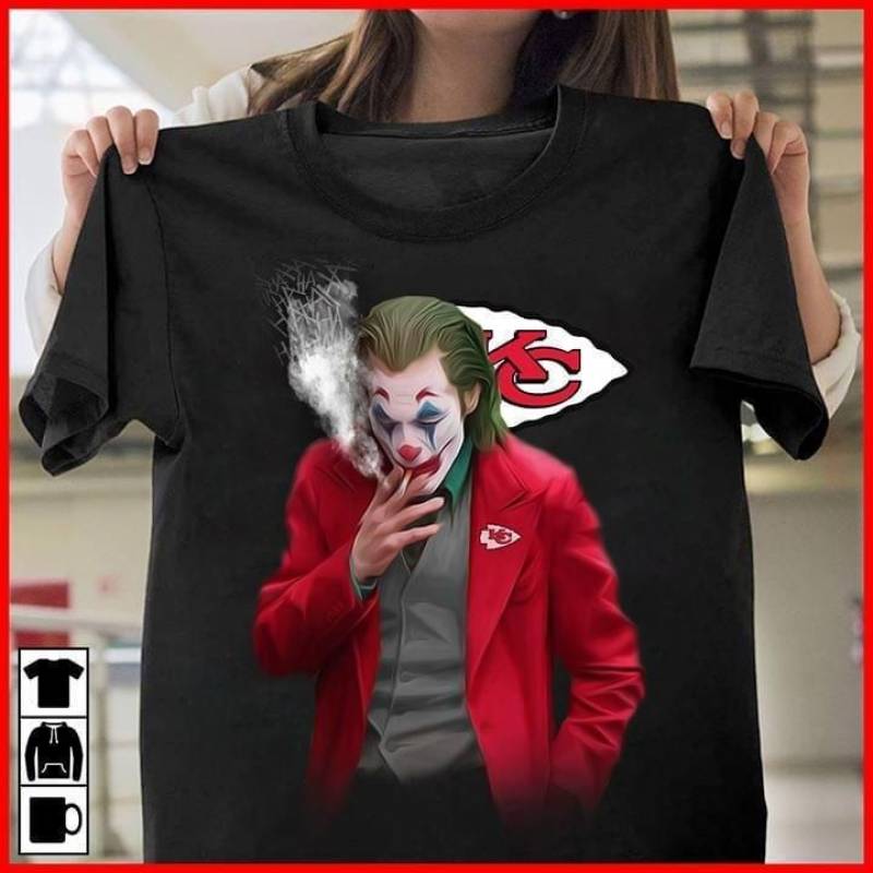 kansas city chiefs joker for chiefs fan t shirt