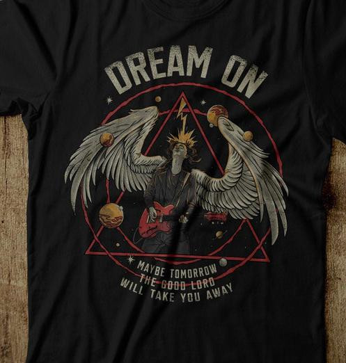 Aerosmith Shirt Men, Dream On T Shirt, Aerosmith T Shirt, Aerosmith Tshirt, Aerosmith Tee, Dream On Shirt, Classic Rock, Gift Music Lovers