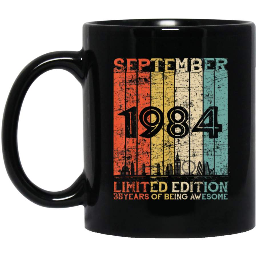 Vintage September 1984 T 35 Years Old 1984 Birthday Coffee Mug