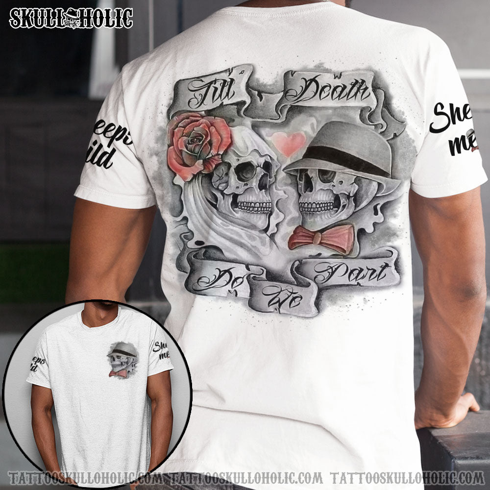 Skull Couple Till Death All Over Print – Latg1002223