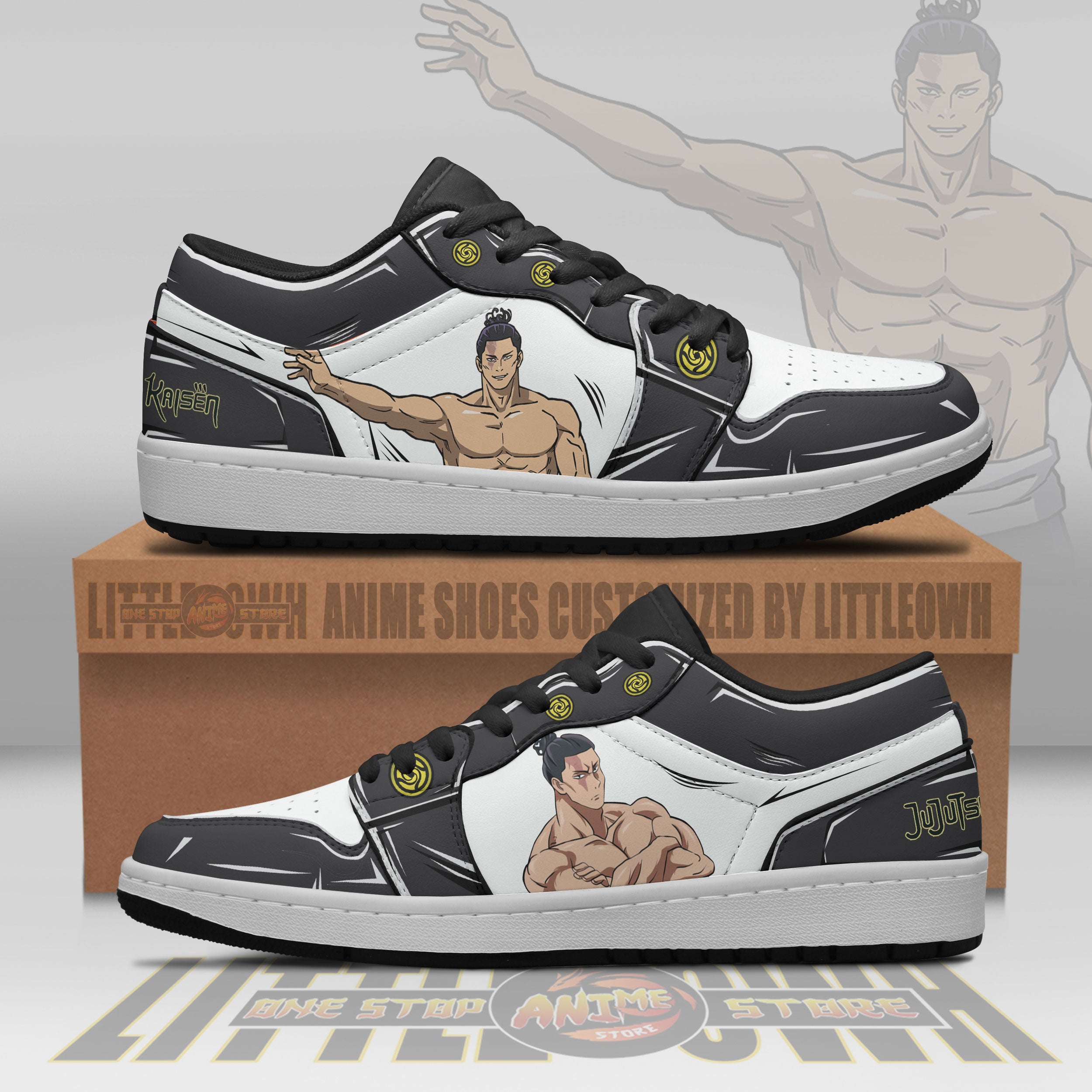 Aoi Todo Anime Shoes Custom Jujutsu Kaisen Jd Low Sneakers