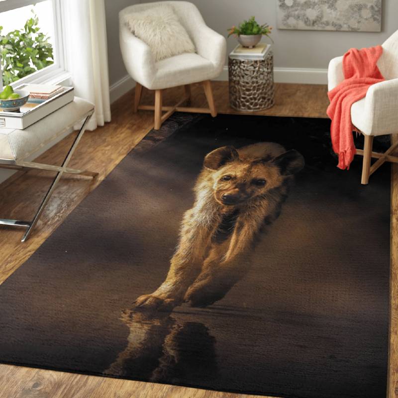 The Lonely Hyena – Animals Area Rug Carpet