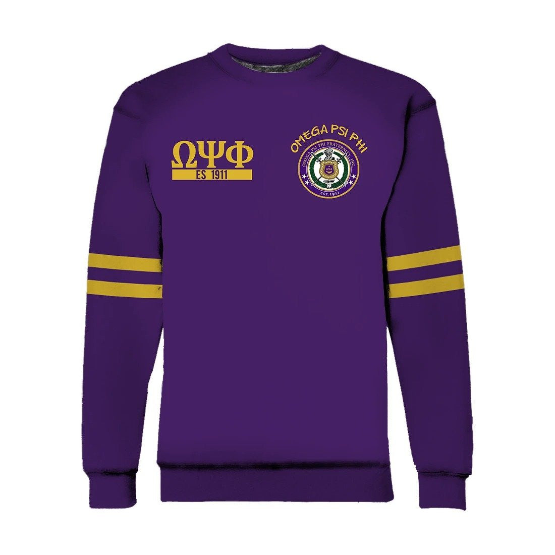 Fraternity Sweatshirt – Omega Psi Phi 39 Crewneck Sweatshirt