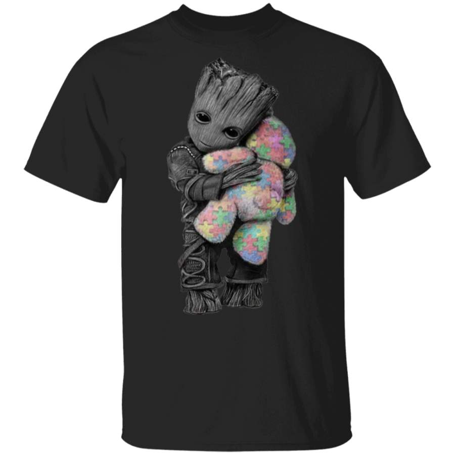 Autism Groot Hug Teddy Bear T Shirt