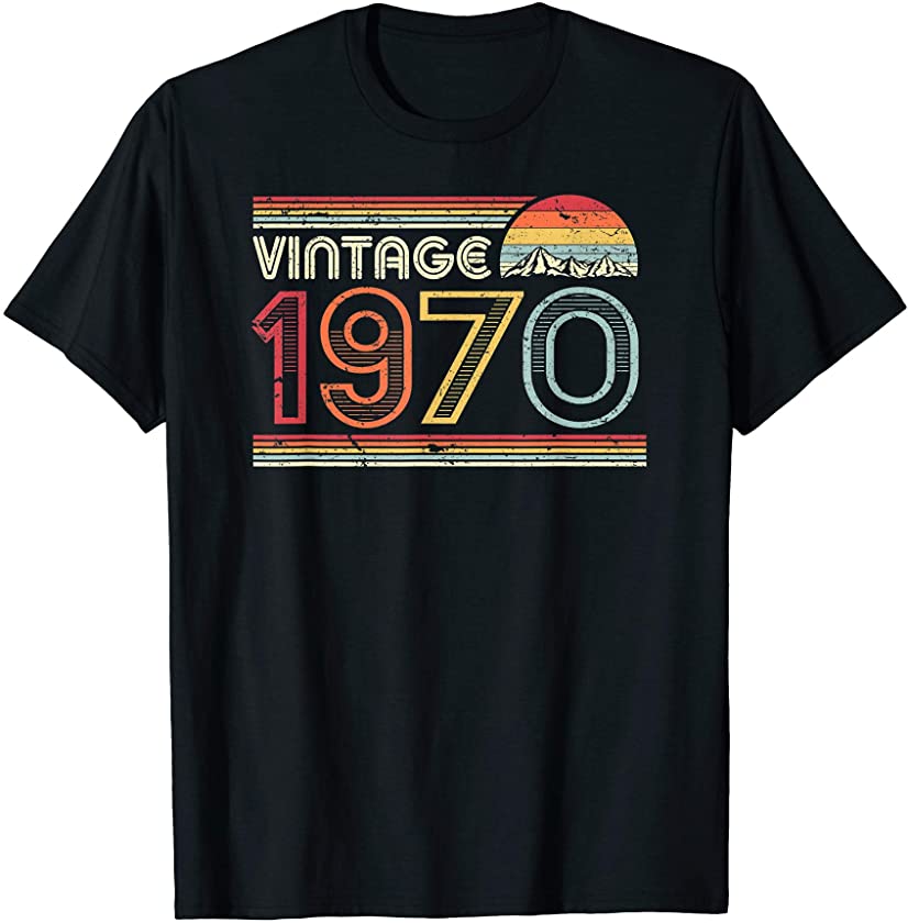 50th Birthday Gift Shirt. Classic, Vintage 1970 T-Shirt