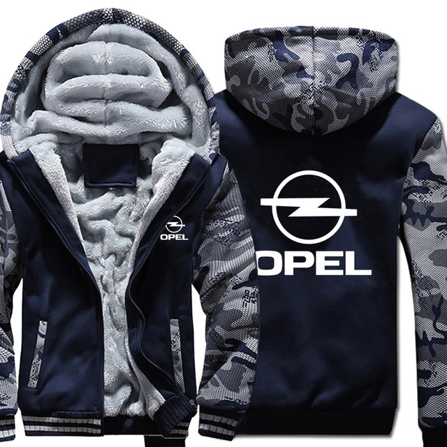 2022 Opel Hoodies Winter Camouflage Sleeve Jacket Men Fleece Opel Fashion Men Sweatshirts alx