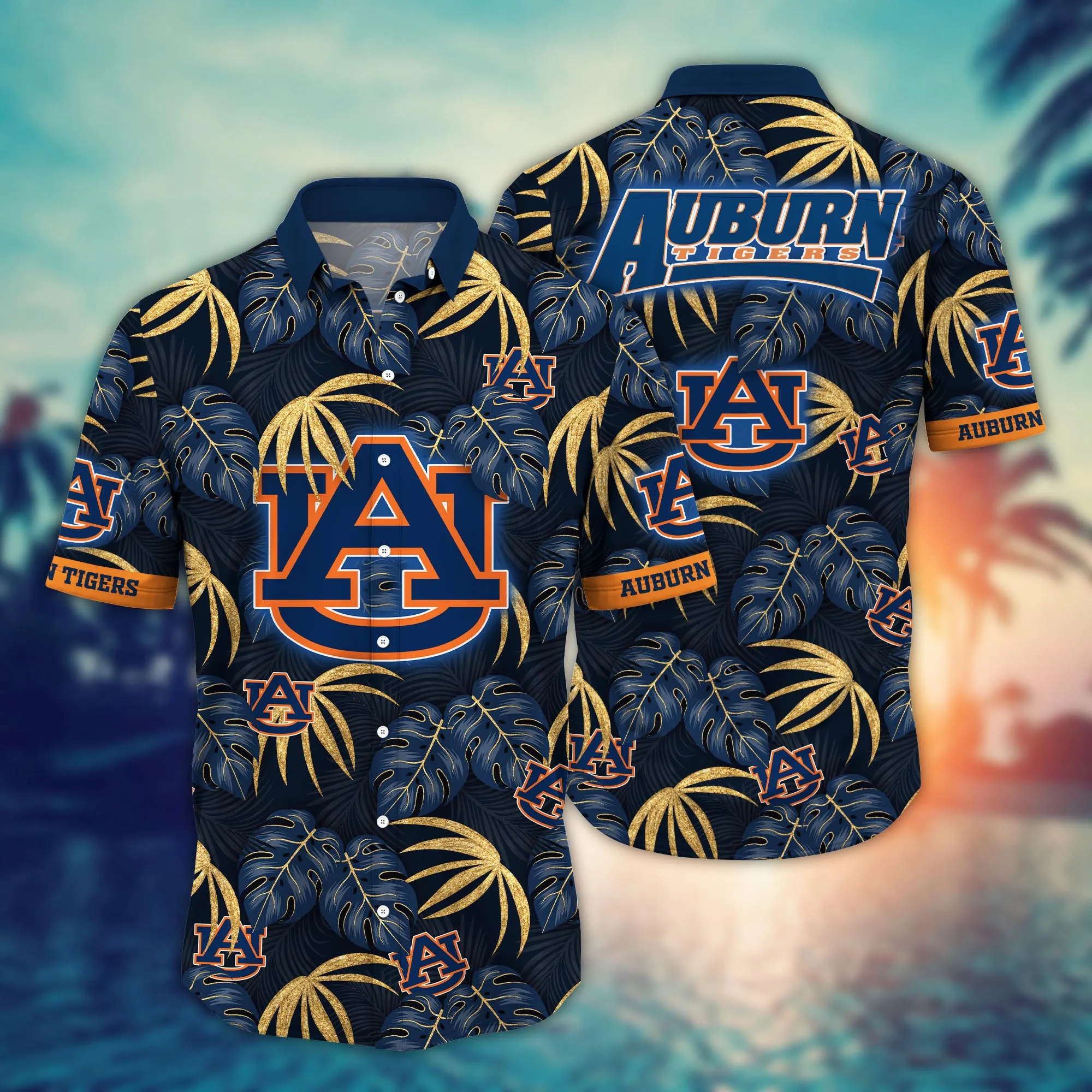 Auburn Tigers NCCA Hawaiian Shirt Beach Days Aloha Shirt