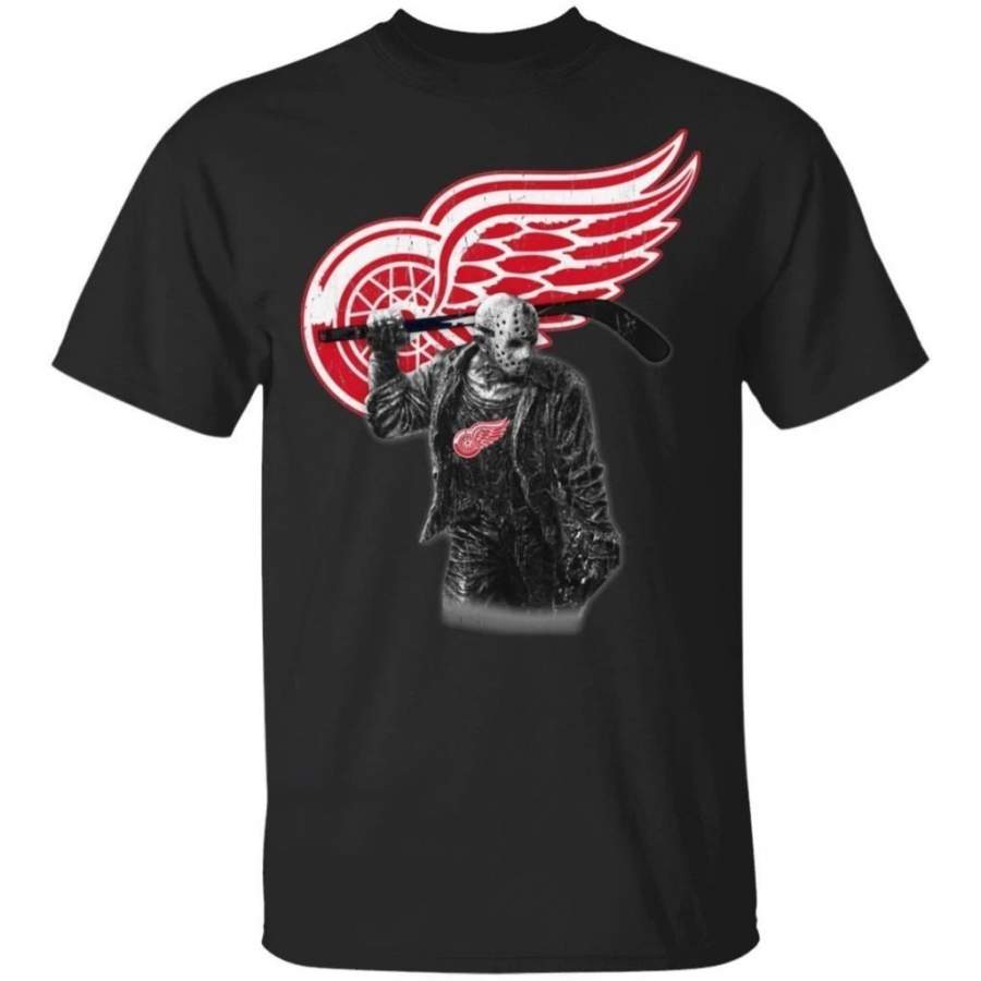 Jason Voorhees Detroit Red Wings Hockey T-shirt Fan Men Women