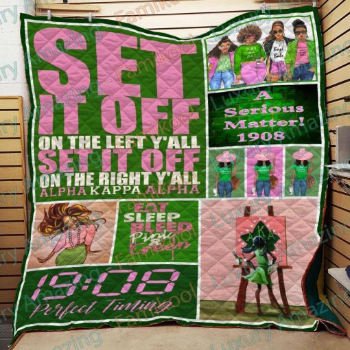 Alpha Kappa Alpha 1908 Perfect Timing Aka Quilt