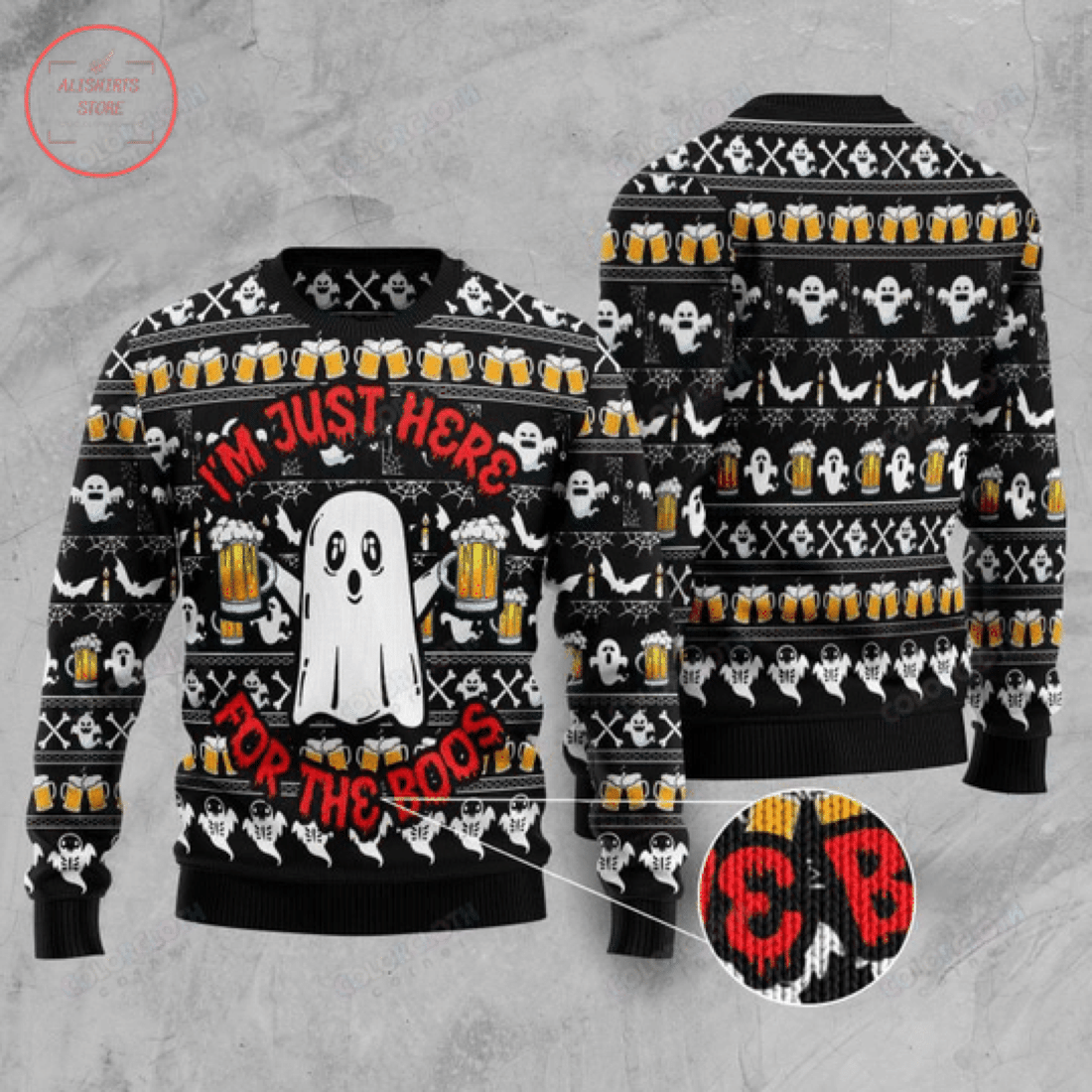 Boo Beer Halloween Sweater – Diosweater