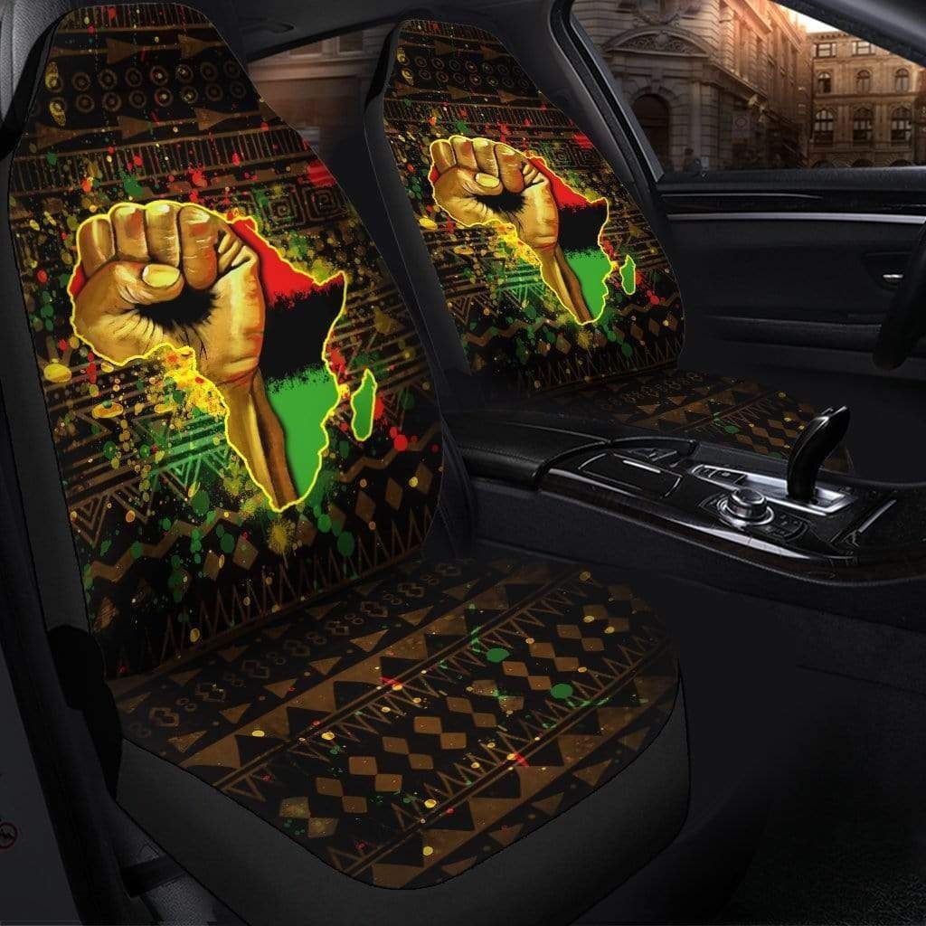 Africa Zone Car Seat Covers – Black Power Rbg Car Seat Covers J5