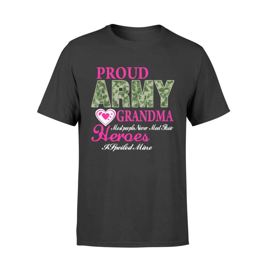 Army T Shirt Proud Army Grandma T-Shirt – Standard T-shirt