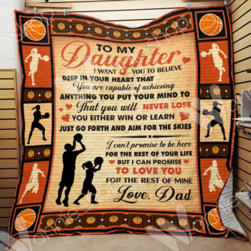 Basketball Daughter Blanket NOV2203 90O35