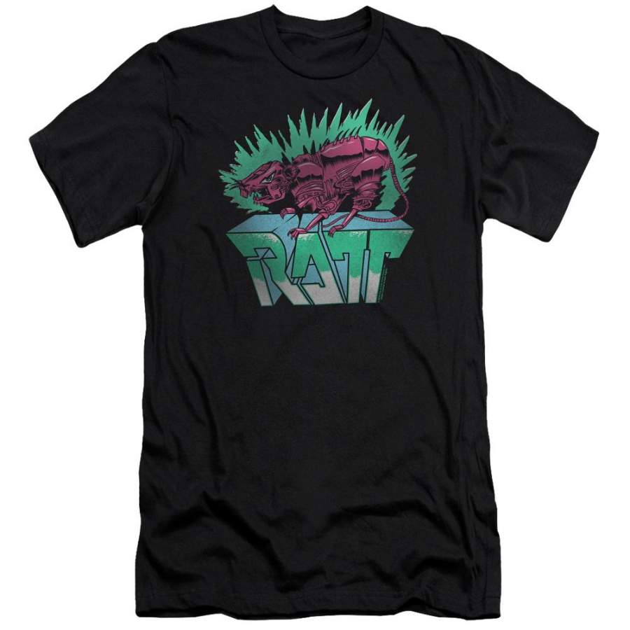 Ratt Robo Ratt Slim Fit Mens Black T-Shirt