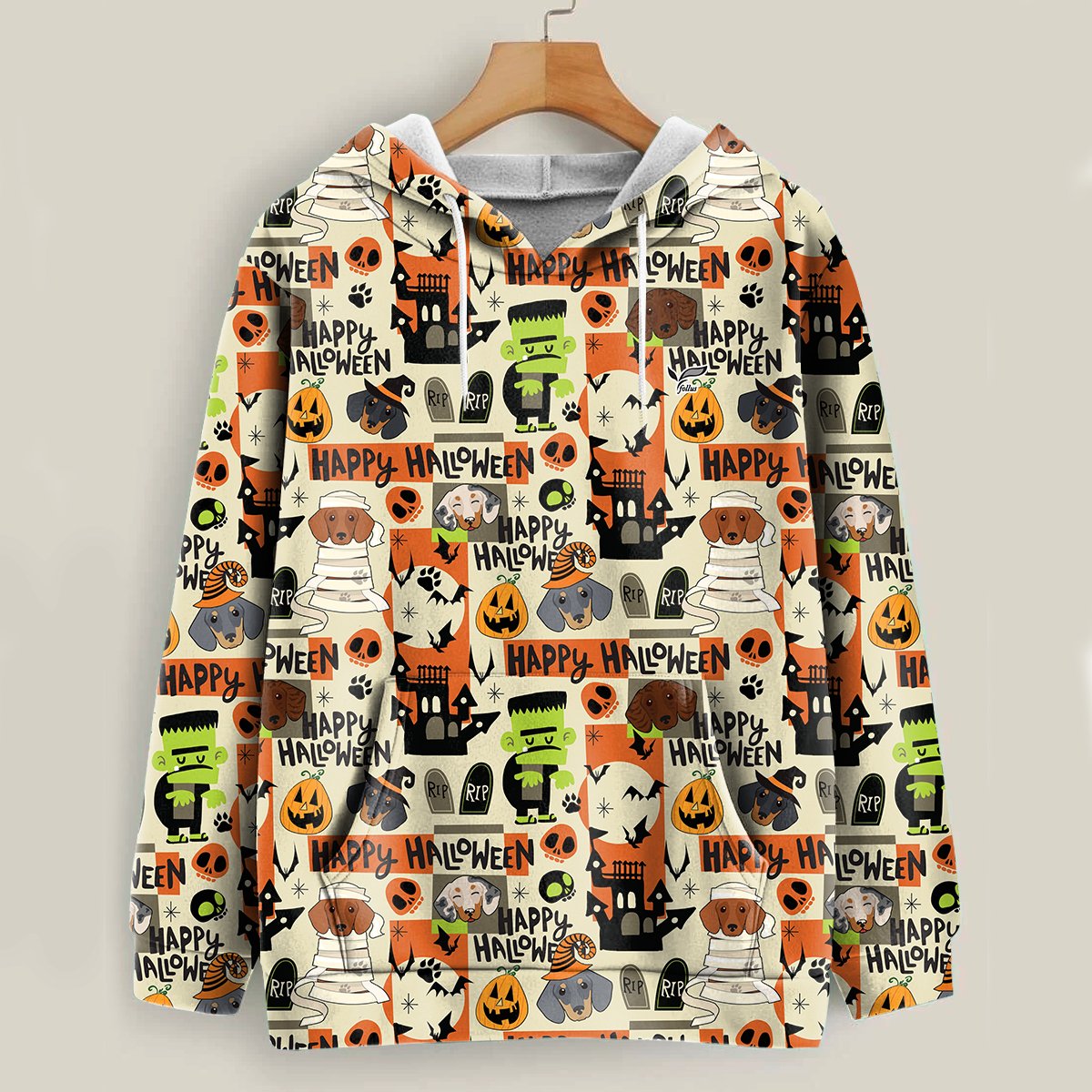 Meet My Boo Crew – Dachshund Halloween Hoodie