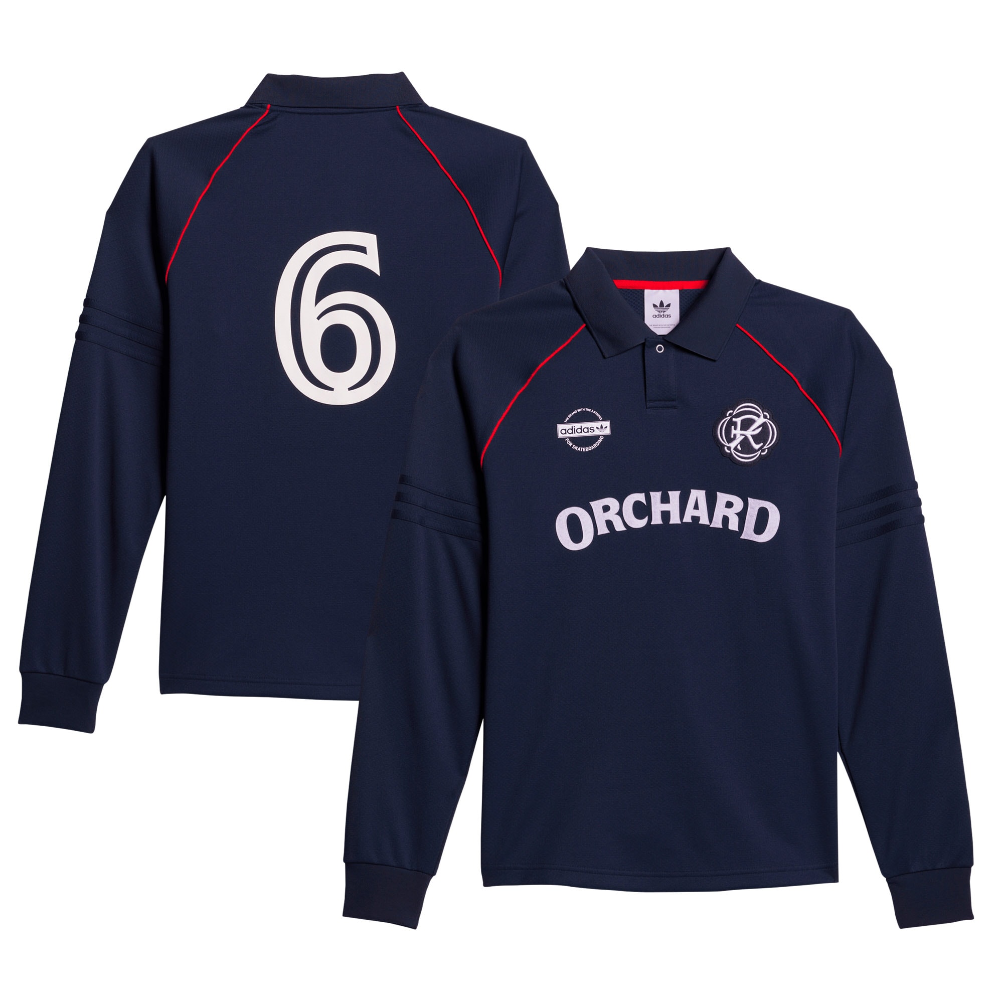 Orchard x New England Revolution Skateboarding Long Sleeve Jersey – Navy