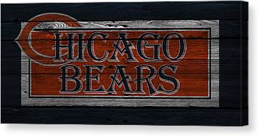 35 Chicago Bears Joe Hamilton Canvas Print