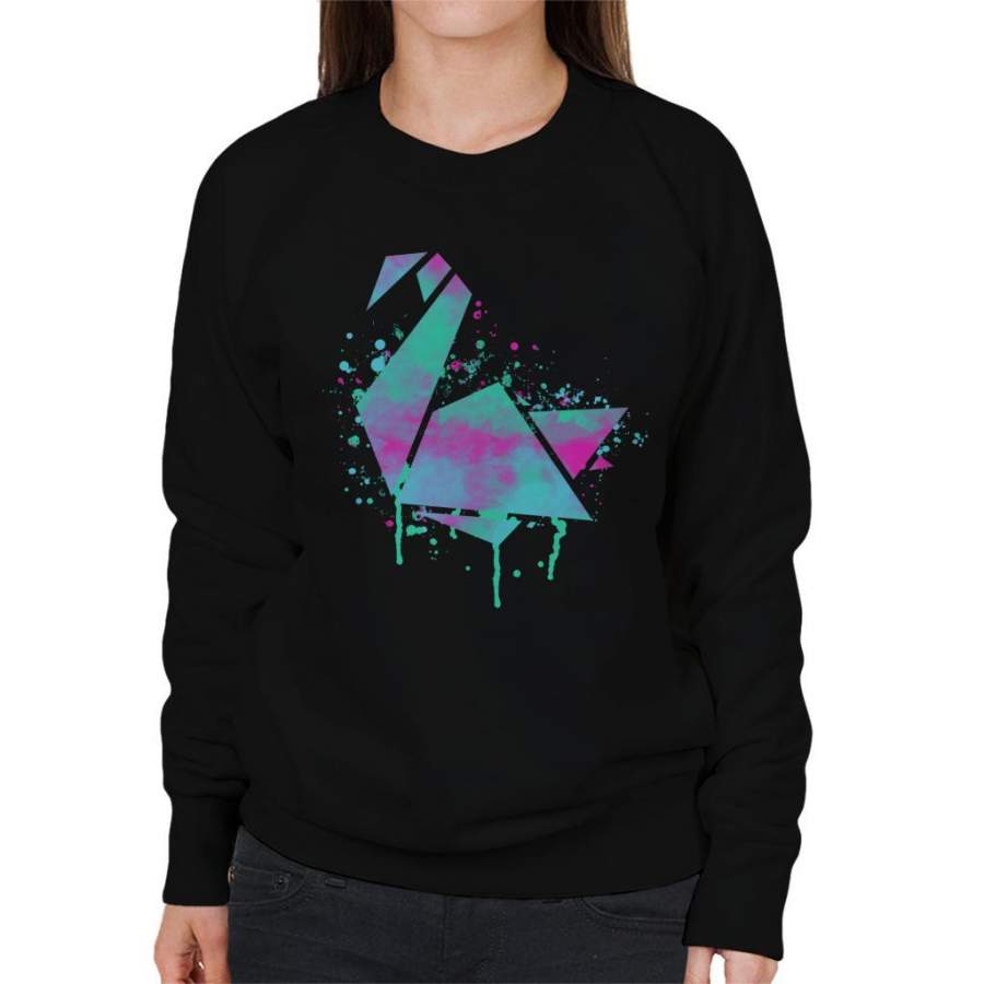 Neon Swan Women’s Sweatshirt