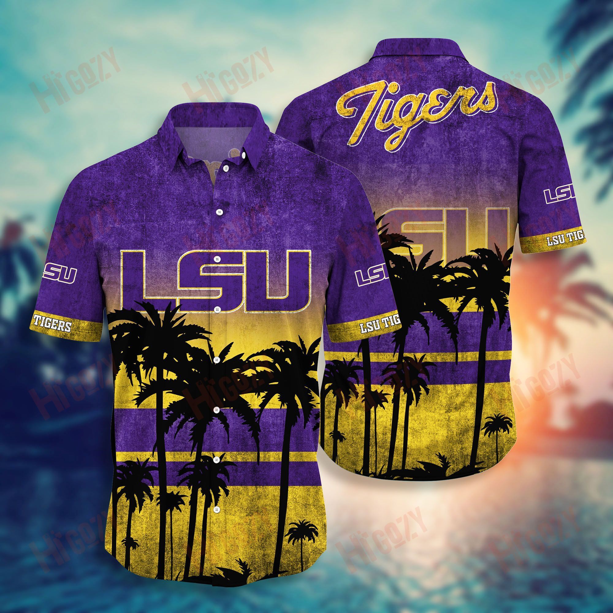 Lsu Tigers Hawaiian Shirt Short Style Hot Trending Summer Ha58290