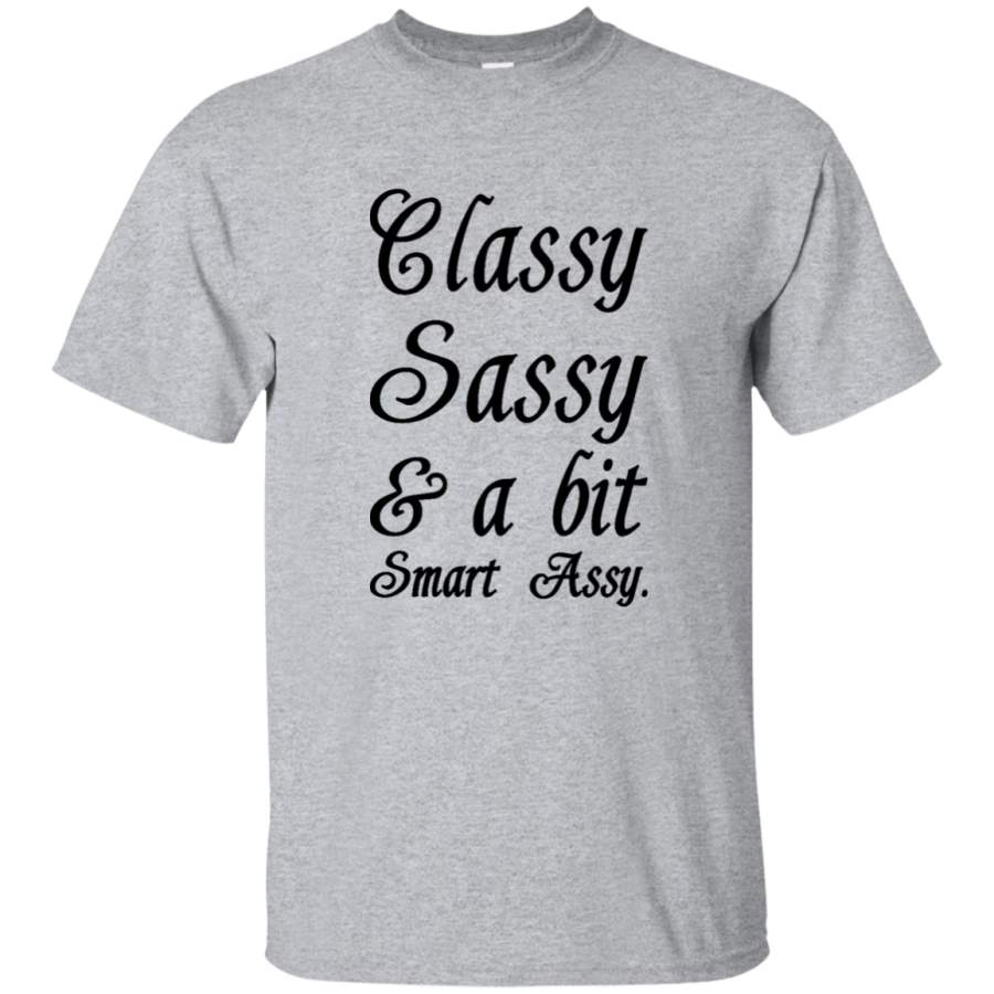 AGR Classy Sassy And A Bit Smart Assy Mens Cotton T-Shirt