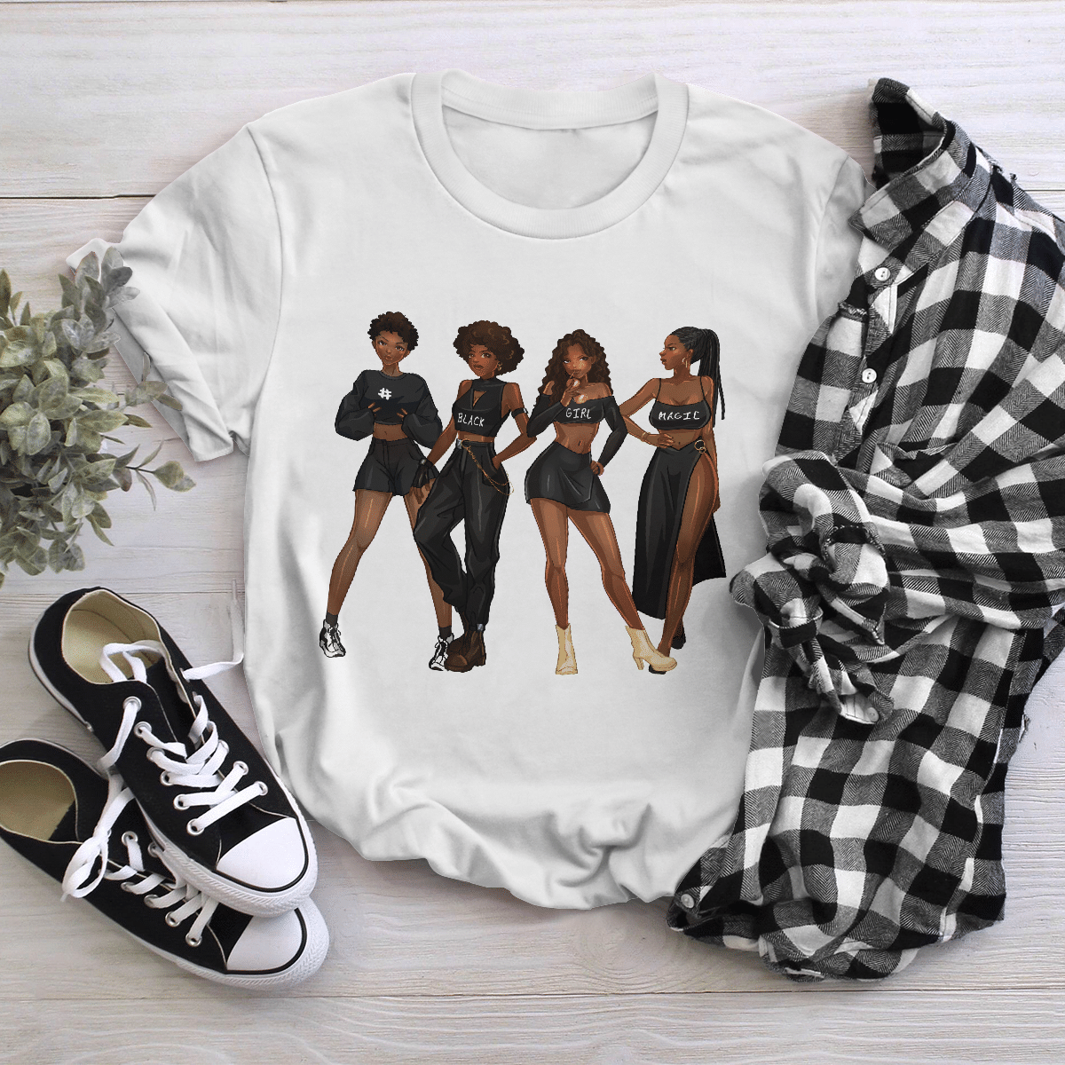 Shirt For Women Black Friends Black Girl Magic Shirts