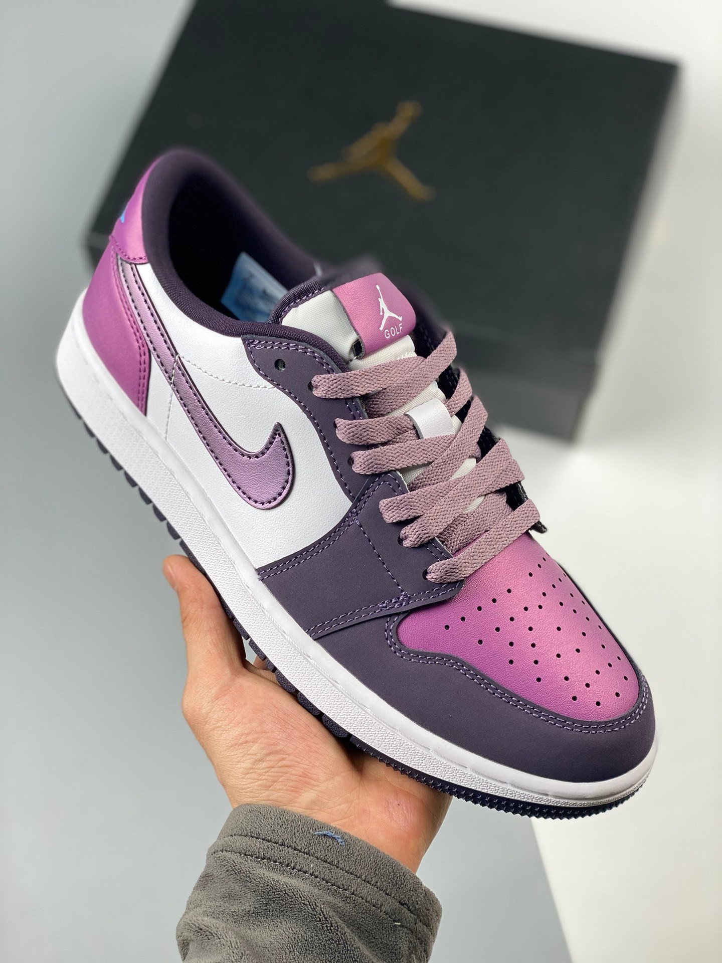 JD 1 Low Golf WhiteCave Purple-Purple Smoke DZ9787-155 5341959