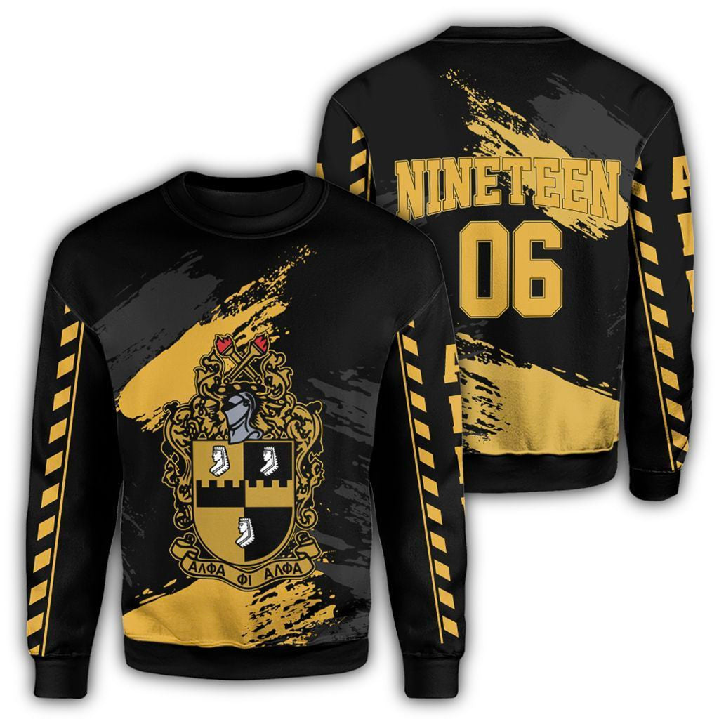 Wonder Print Sweatshirt – Alpha Phi Alpha Nineteen Sweatshirt