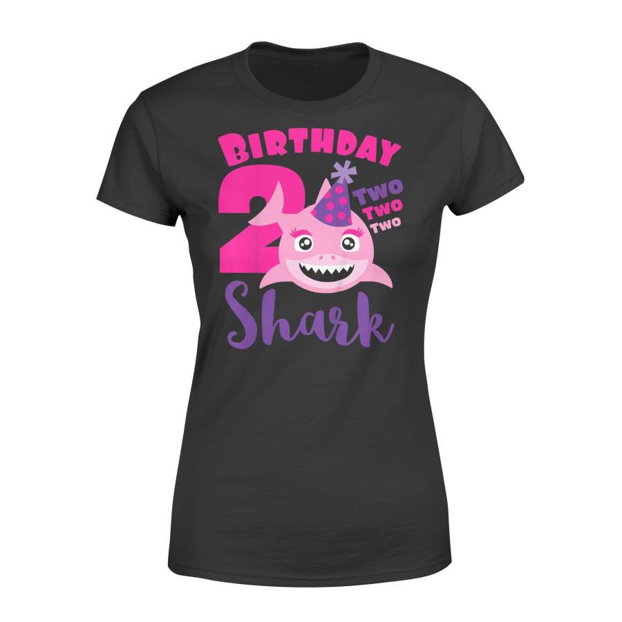 2nd Birthday Gift Idea Shark Kids Baby Shark for Girls – Doo Doo Doo – Standard Women’s T-shirt