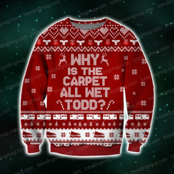 Todd-I Dont Know Margo Knitting Pattern 3D Print Ugly Sweater