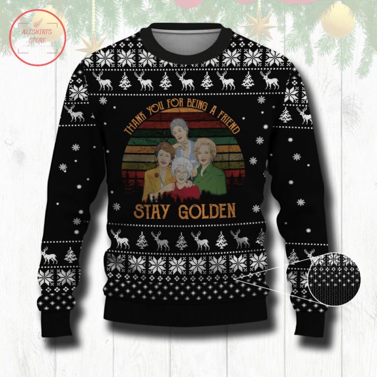 The Golden Girl Ugly Christmas Sweatshirt Hoodie All Over Printed Pf363