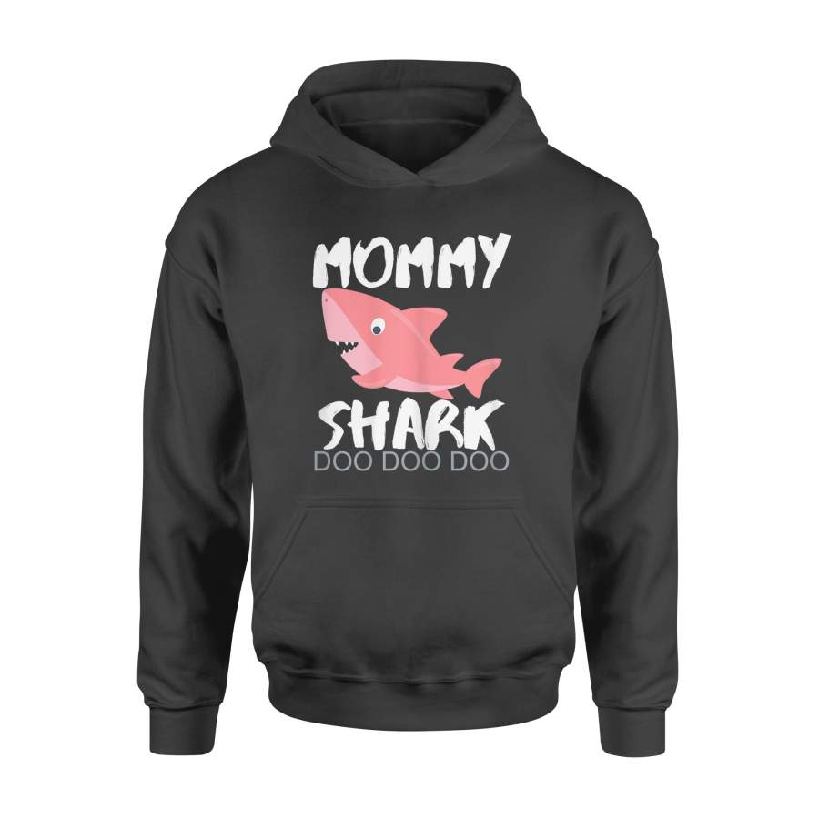 Womens Mommy Shark Mother’s Day Gift For Wife Her Mom Women – Standard Hoodie