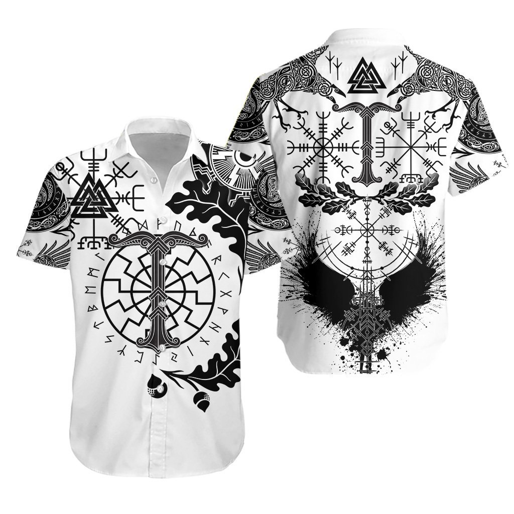 Viking Oak Leaf Hawaii Shirt Ha77336