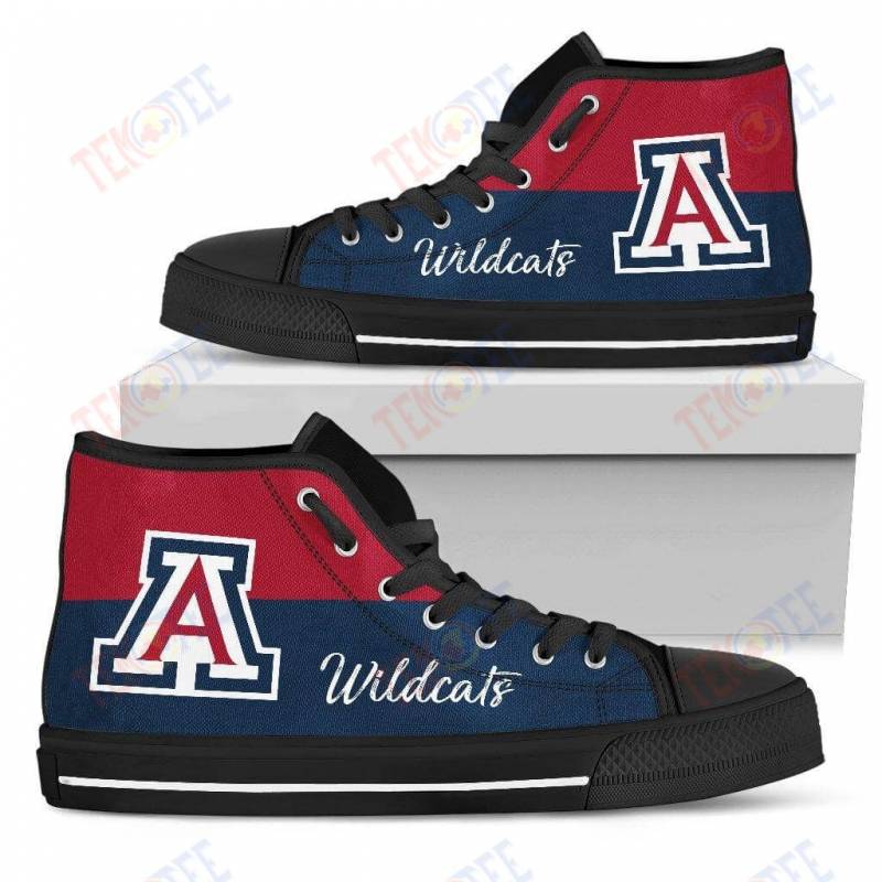 Mens Womens Arizona Wildcats High Top Shoes Divided Colours Stunning TMT737