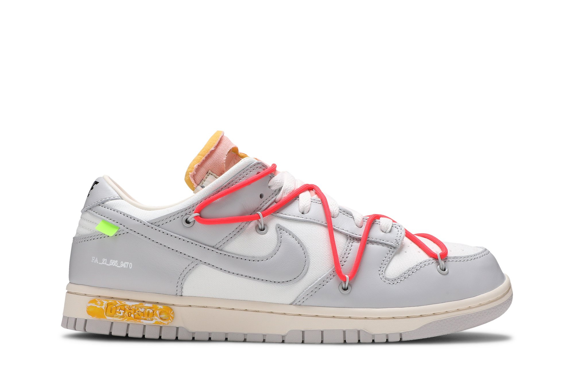 Nike Dunk Low Off-White Lot 6 – Kohlrabis 195240887174