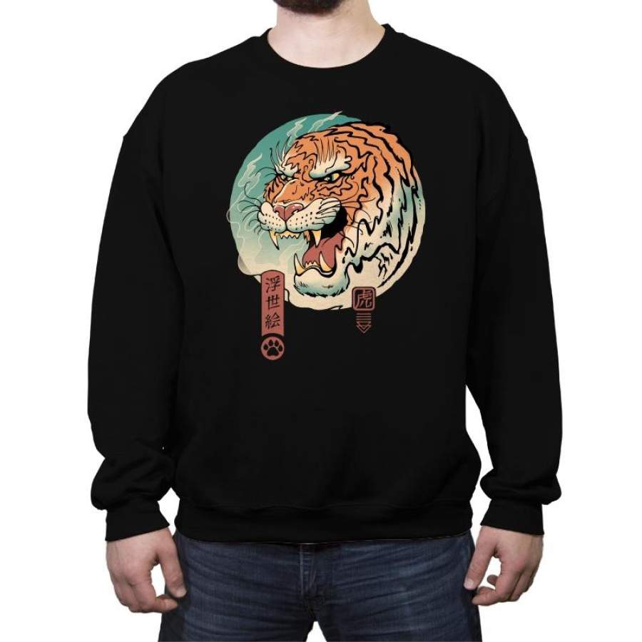 Tiger Ukiyo-e – Crew Neck Sweatshirt