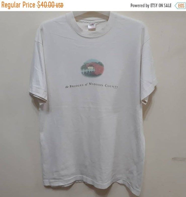 20 Off Vtg 1995 The Bridges Of Madison County Shirt