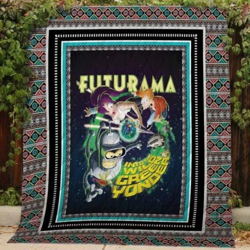 Futurama V5 3D Quilt Blanket HGM42